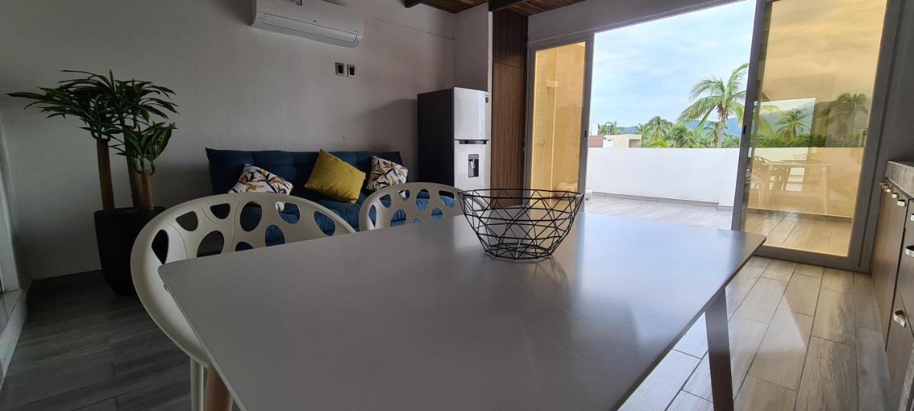 만사니요 Moderno Depa Con Terraza Y Vista Extraordinaria 아파트 외부 사진