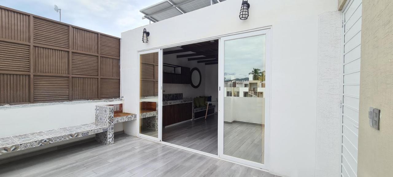 만사니요 Moderno Depa Con Terraza Y Vista Extraordinaria 아파트 외부 사진